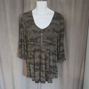 2x D/c Jeans Camouflage Tunic